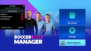 SM 25 mod apk v112 unlimited money  premium  full facility  national team unlocked [upl. by Asina]