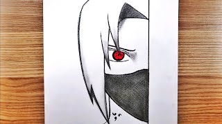 Kolay Anime NarutoSasuke Çizimi  Karakalem Anime Çizimleri Adım Adım Nasıl Yapılır madrawings8207 [upl. by Stevana]