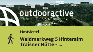 Wanderung im Mostviertel Waldmarkweg 5 Hinteralm Traisner Hütte  Furthof [upl. by Tnek]