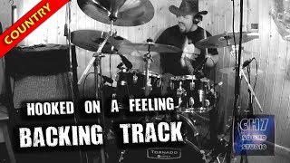 Hooked On A Feeling Country Style STUDIO BACKING TRACK [upl. by Derrej]