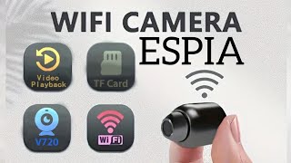 Cámara espía X5 WiFi cámara de vigilancia de seguridad mini con configuración fácil alimentada 📷 [upl. by Stafani108]