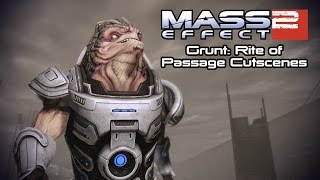 Mass Effect 2 Cutscenes  Grunt Rite of Passage Loyalty Mission [upl. by Shamus478]