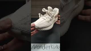 UA Yeezy 350 V2 Bone Unboxing from Wonderkicks [upl. by Fruin10]