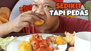 MUKBANG AYAM GEPREK RAWIT PAKAI TAHU TELUR BUMBU KUNING‼️ [upl. by Zeiler360]