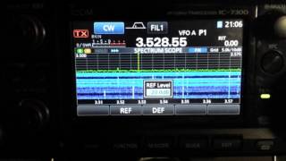 IC7300 Bandscope REF Adjustment  N4LQ [upl. by Noslien]