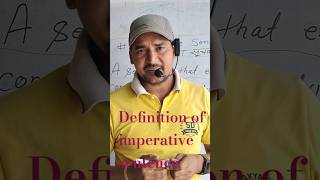 Definition of imperative sentence englisheducationshortvideotrending [upl. by Rem]