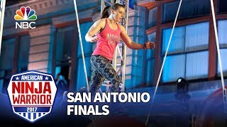 Barclay Stockett at the San Antonio City Finals  American Ninja Warrior 2017 [upl. by Teyugn820]