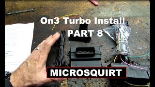 FOXBODY On3 Turbo Install  Part 8  Microsquirt Install [upl. by Uwkuhceki261]