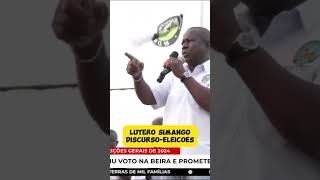 lutero simango discurso em grande na sofala [upl. by Llimaj]