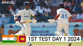 India vs Sri Lanka 1st Test Day 1 2024 Highlights  IND VS SL 1ST TEST DAY 1 2024 HIGHLIGHTS [upl. by Tristan]