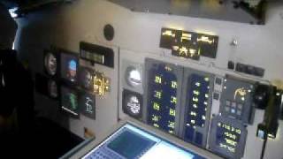 MD80 home cockpit  LICR to LIPZ in flight [upl. by Anigar]