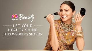 Wedding Beauty Looks with Anushka Sharma  Virtual TryOn  Myntra Beauty [upl. by Gnivre]