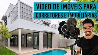 Vídeo de Imóveis para Corretores e Imobiliárias Alto Padrão [upl. by Fihsak]