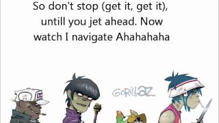 Gorillaz  Feel Good Inc Lyrics [upl. by Davy]