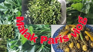 Bakoula ou Khabiza à la manière traditionnelle marocaine très savoureux et riche en fer 🥬🥦🧄🫒 [upl. by Tecu]