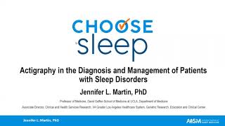 Actigraphy in the Diagnosis and Management of Patients with Sleep Disorders [upl. by Liatris162]