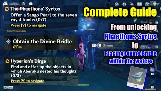 The Phaethons Syrtos Complete Quest Guide  Obtain the Divine Bridle  Genshin [upl. by Notslar509]