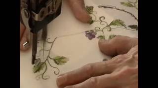 Treadle Machine Embroidery [upl. by Aelyk]