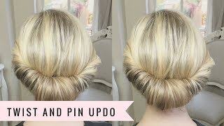 Twist and Pin Updo by SweetHearts Hair [upl. by Nairrod]