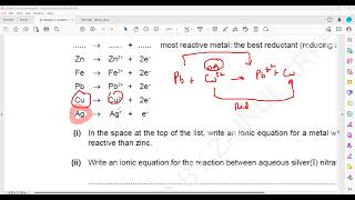 Metals Exercise 2 Question 14 to 21 Cambridge IGCSE O level Chemistry 0620 0971 5070 Lesson 58 g [upl. by Veejar652]