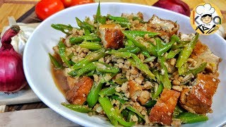 GINISANG BAGUIO BEANS WITH GROUND PORK AND TOKWA  LOW BUDGET AND EASY TO COOK RECIPE [upl. by Arlen]