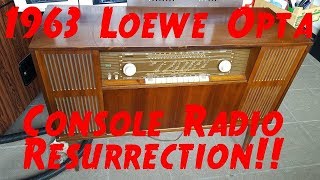 Musikschrank Console Tube Radio Loewe Opta quotOslo Stereoquot Type 42206  Part 2 of 2 [upl. by Anuqahs155]