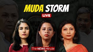 What is MUDA scam The fallout for Siddaramaiah  Live at 9 PM [upl. by Paquito]