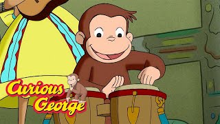 George plays in a band 🥁 Curious George 🐵 Kids Cartoon 🐵 Kids Movies [upl. by Neill]