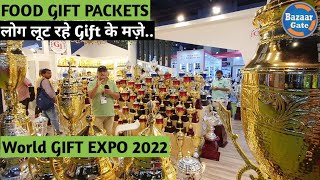 World Gift Expo 2022 Biggest Exhibition On Gifting Gifts Expo Bags gift Food Packets Gifts [upl. by Norted]