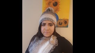 Crochet Tunisian hat [upl. by Froemming]