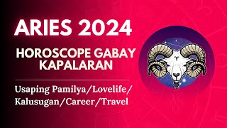 ♈ 𝗔𝗥𝗜𝗘𝗦 2024 Yearly KAPALARAN Horoscope Gabay Tagalog Tarot amp Oracle Card Reading [upl. by Skcirdnek]