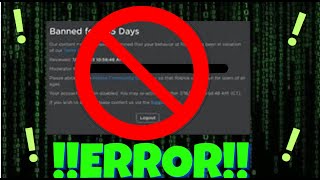 Roblox Is Banning People For No Reason [upl. by Notlem]