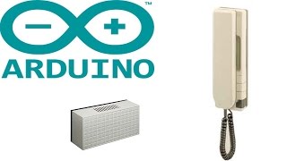 Arduino avviso citofono e campanello porta tramite sms SIM800L [upl. by Eisen]