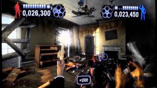 PS3 House Of The Dead  Overkill Extended Cut hardcore mode quotPapas palace of painquot [upl. by Esya]