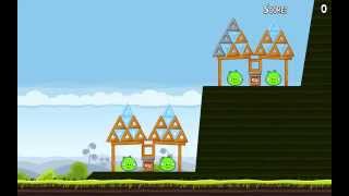 Angry Birds  Mac Game Golden Egg 9 Walkthrough level 47 the ledge [upl. by Babara]