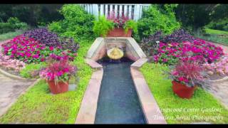 Kingwood Center Gardens 4K Aerial Tour Part 1 Drone Footage Stunning Gardens [upl. by Aidile]