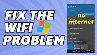 How to Fix Wifi Connected But no Internet Access Windows 1110 Easy to Fix [upl. by Aronas288]