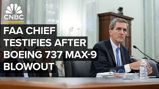 FAA chief Michael Whitaker testifies before Congress after Boeing 737 Max9 blowout — 262024 [upl. by Aihsenet]