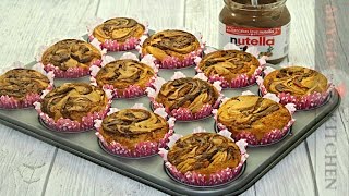 Briose cu nutella  Adygio Kitchen [upl. by Megdal]