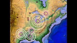 5032015  Earthquake activity in the United States  Michigan Mississippi Texas [upl. by Rorie]