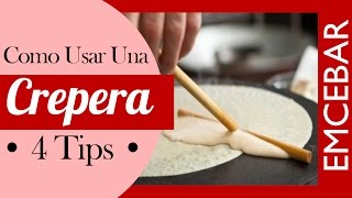 4 Tips Para Usar Una Crepera  Cursos de Crepas [upl. by Quintie]