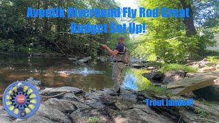 Aventik Riverbend Fly Rod Review BUDGET friendly Durable and Smooth Casting Trout landed [upl. by Grantland]