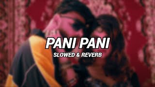 Paani Paani  Slowed amp Reverb  Badshah  Jacqueline Fernandez  Aastha Gill [upl. by Aehsa]