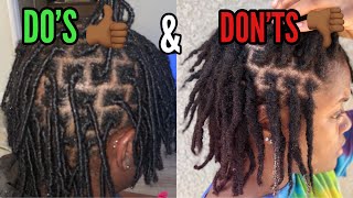 Starter Loc DOS and DON’TS  How to Get Your Hair To Loc FASTER  Comb Coils on Type 4 Hair [upl. by Lopez]