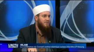 La Télé  Fribourg réunion du Conseil central islamique interdite [upl. by Westerfield]