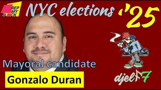 Gonzalo Duran NYC Mayoral candidate Interview [upl. by Nevart80]