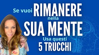 SE VUOI RIMANERE NELLA SUA MENTE 5 trucchi amoreimperfetto alessandrasolinas seduzione sedurre [upl. by Aristotle]