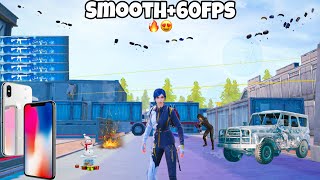 IPHONE X😍 SMOOTH60FPS GAMEPLAY 2024  PUBG TEST AFTER 30 UPDATE 🔥 [upl. by Ailisec911]