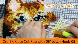 Creative and Relaxing Handmade Latch Hook Kits for Unique Artistrylatchhookkits latchhooktutorial [upl. by Cerelia957]