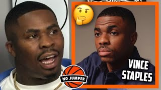 DW Flame Explains Why Vince Staples Refuses To Come To No Jumper [upl. by Manton]